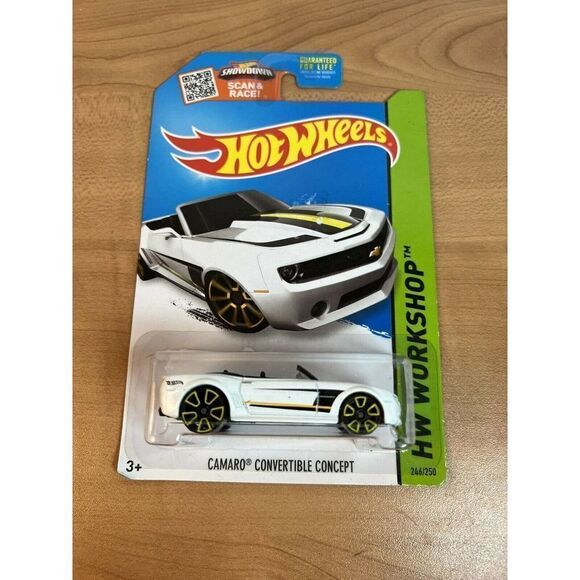 2013 Hot Wheels Workshop Series CHEVY CAMARO CONVERTIBLE CONCEPT 246/250 - Picture 1 of 7